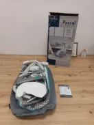 Lionelo Pascal rezgő pihenőszék - Grey Scandi. OUTLET termék.