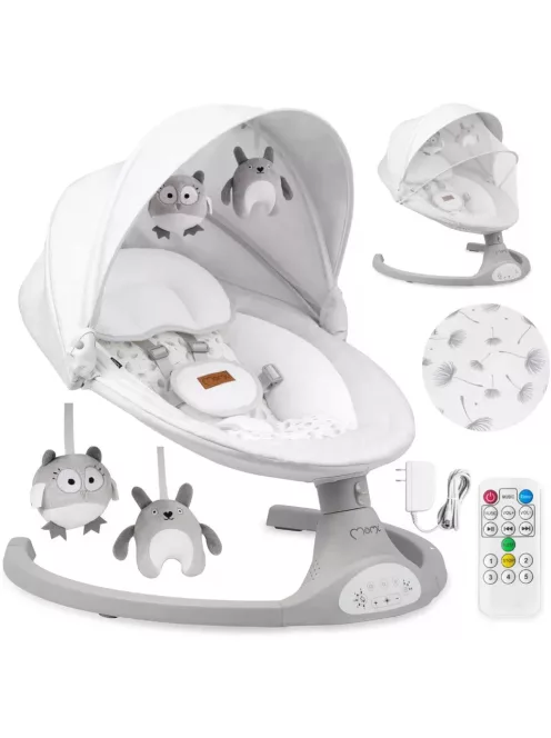 MoMi Lami Kenani elektromos babahinta-fehér, OUTLET termék