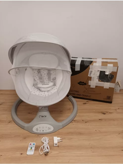 MoMi Lami Kenani elektromos babahinta-fehér, OUTLET termék