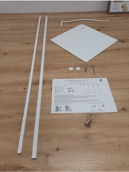 Jollein óriás baldahin állvány-fehér. OUTLET termék