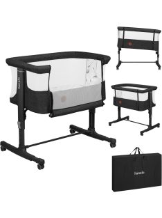 Lionelo Aurora 3:1-ben babaöböl - fekete, OUTLET termék