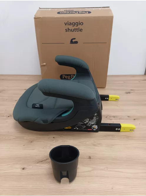 Peg Perego Viaggio Shuttle ülésmagasító i-Size isofix 125-150cm - zöld, OUTLET termék