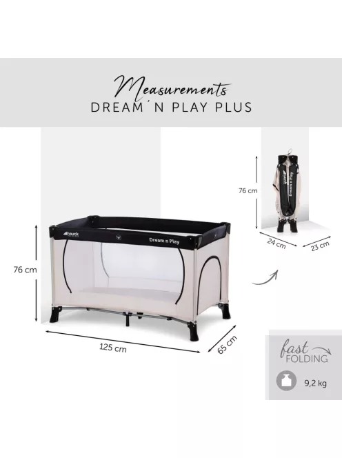 Hauck Dream N Play Plus utazóágy, OUTLET termék