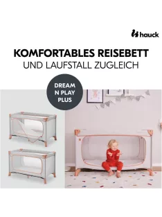 Hauck Dream n Play Plus 120x60cm utazóágy, OUTLET termék
