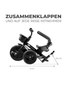 Kinderkraft Aveo tricikli 9 hónapos kortól 25 kg-ig- Outlet termék