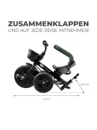 Kinderkraft Aveo tricikli 9 hónapos kortól 25 kg-ig- Outlet termék