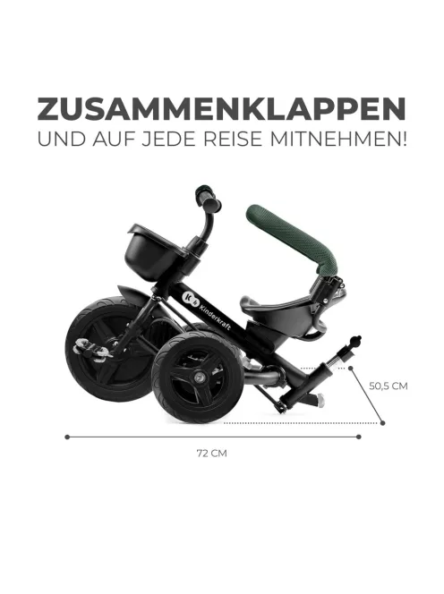 Kinderkraft Aveo tricikli 9 hónapos kortól 25 kg-ig- Outlet termék