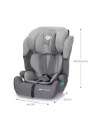 Kinderkraft Comfort Up I-Size 76-150cm gyerekülés-szürke. OUTLET termék
