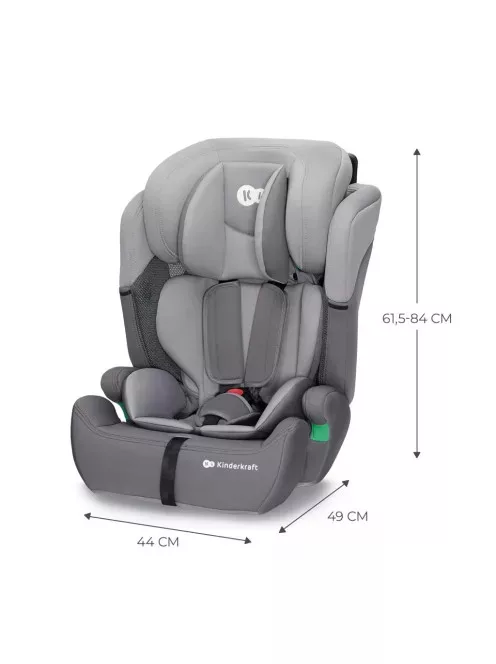 Kinderkraft Comfort Up I-Size 76-150cm gyerekülés-szürke. OUTLET termék