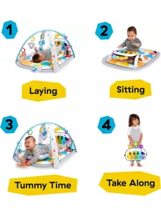    Baby Einstein készségfejlesztő 4:1 játszószőnyeg zenével 0+ OUTLET termék