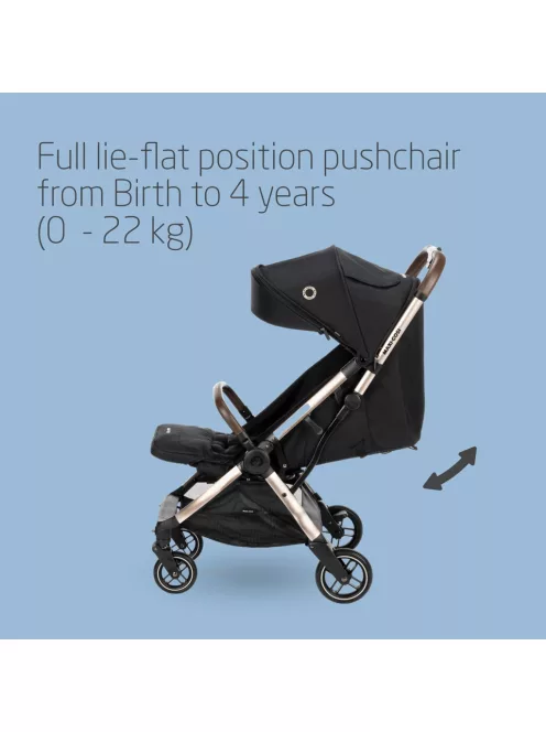 Maxi-Cosi Eva3 kompakt babakocsi Travel System- rosegold/fekete, OUTLET termék