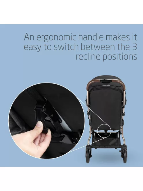 Maxi-Cosi Eva3 kompakt babakocsi Travel System- rosegold/fekete, OUTLET termék