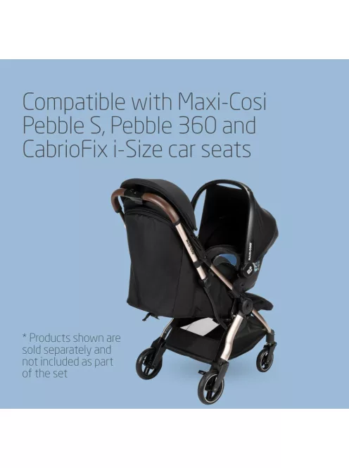 Maxi-Cosi Eva3 kompakt babakocsi Travel System- rosegold/fekete, OUTLET termék