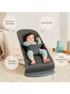 BabyBjörn Bliss pihenőszék- antracit, OUTLET termék