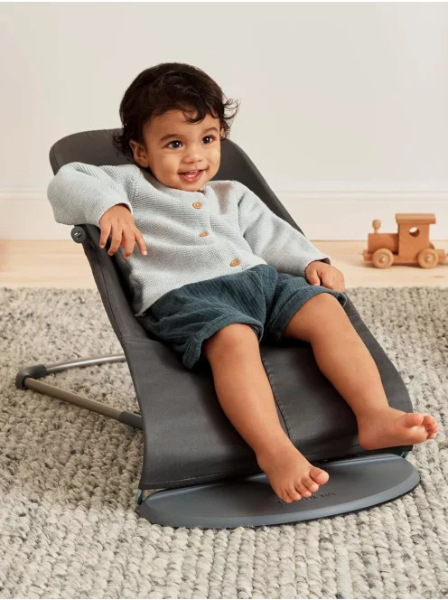 BabyBjörn Bliss pihenőszék- antracit, OUTLET termék