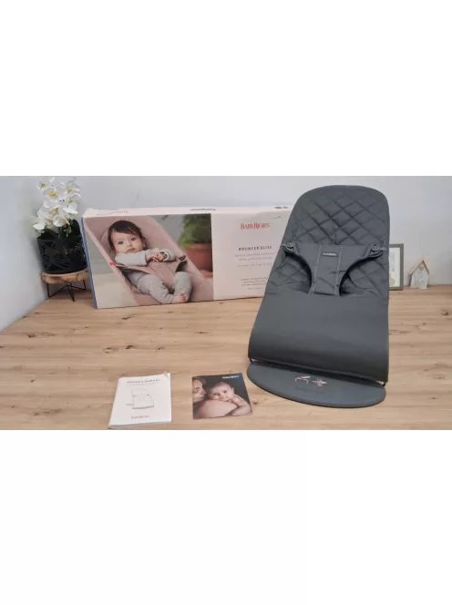 BabyBjörn Bliss pihenőszék- antracit, OUTLET termék