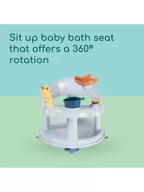 Bebeconfort 360°-ban forgatható fürdető gyűrű játékokkal, OUTLET termék
