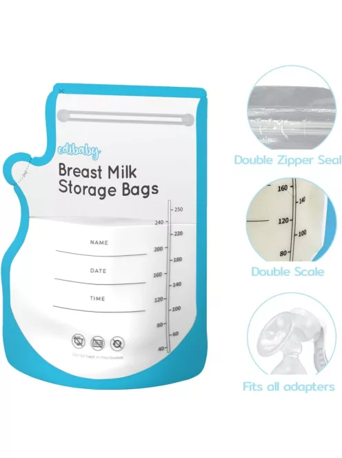 Edibaby anyatej tároló tasakok-100db, OUTLET termék