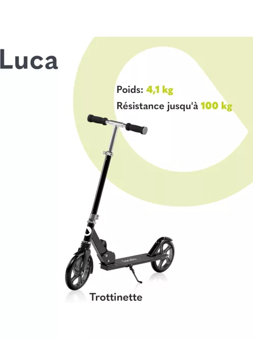 Lionelo Luca roller 100kg-ig-fekete, OUTLET termék