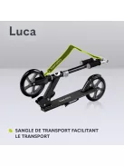 Lionelo Luca roller 100kg-ig-fekete, OUTLET termék