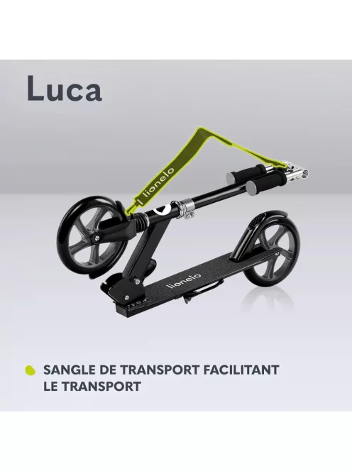 Lionelo Luca roller 100kg-ig-fekete, OUTLET termék