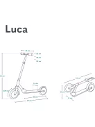Lionelo Luca roller 100kg-ig-fekete, OUTLET termék
