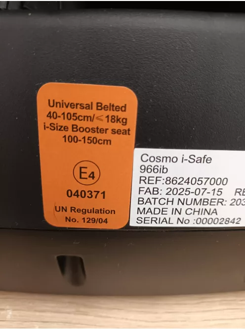 Safety 1st Cosmo i-Safe i-Size 360° gyerekülés, 76-150 cm, OUTLET termék