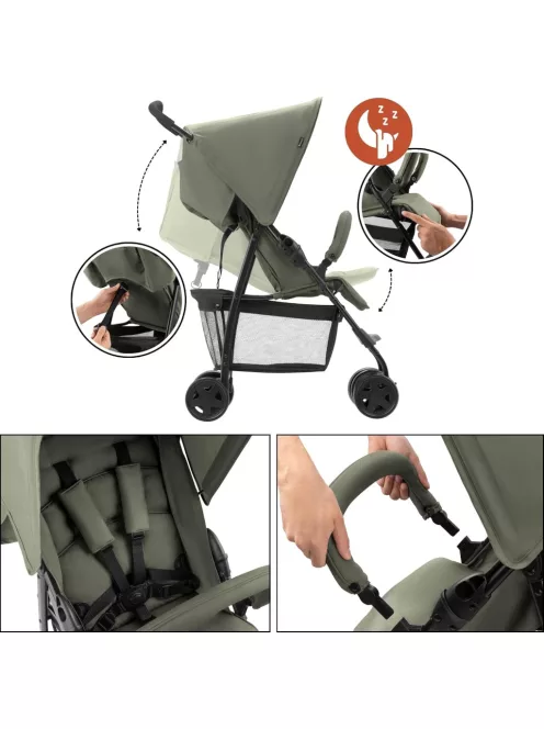 Hauck Buggy Sport, ultra könnyű - mindössze 5,9 kg. OUTLET termék