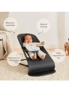   BabyBjörn Balance Soft pihenőszék- Grey/Dark Grey, OUTLET termék