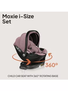   LIONELO Moxie i-Size babahordozó és ISOFIX talp 40-87 cm, OUTLET termék