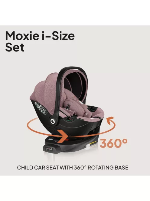 LIONELO Moxie i-Size babahordozó és ISOFIX talp 40-87 cm, OUTLET termék
