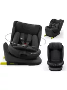 Kinderkraft I-Grow 2 Pro i-Size 40-150cm Isofix 360°gyerekülés-fekete, OUTLET termék