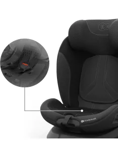   Kinderkraft I-Grow 2 Pro i-Size 40-150cm Isofix 360°gyerekülés-fekete, OUTLET termék
