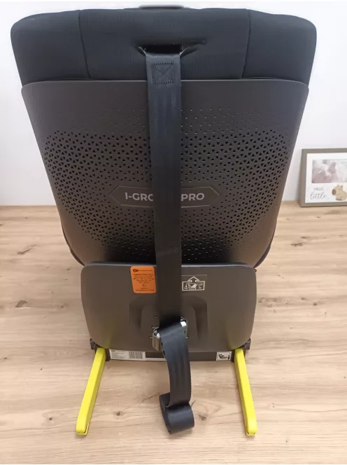 Kinderkraft I-Grow 2 Pro i-Size 40-150cm Isofix 360°gyerekülés-fekete, OUTLET termék