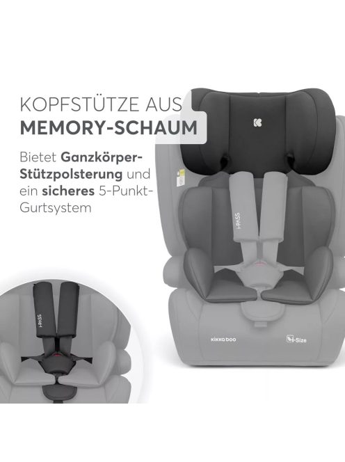 KikkaBoo i-Pass 76-150cm gyerekülés, OUTLET termék