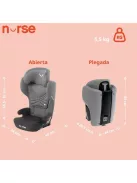 Jané Nurse spring i-size összecsukható gyerekülés 100-150cm,OUTLET termék 