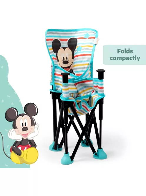 Bright Starts Pop 'N Sit Disney Mickey hordozható etetőszék, OUTLET termék