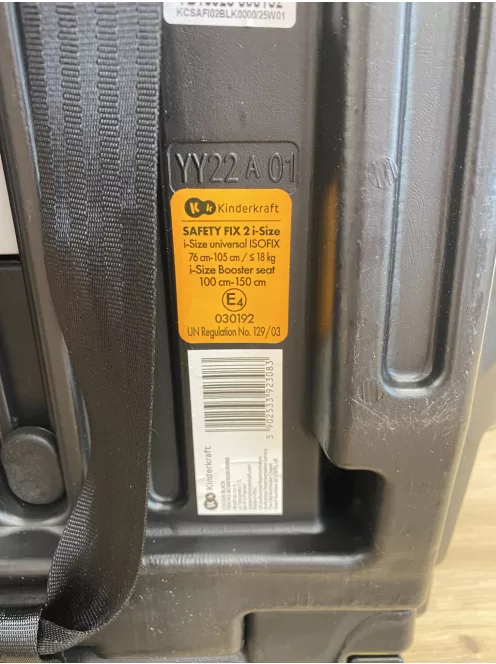 Kinderkraft Safety Fix 2 i-Size Isofix gyerekülés. OUTLET termék