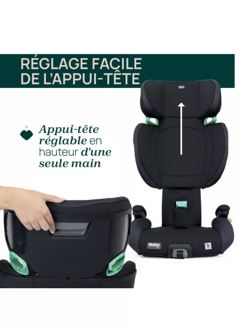 Chicco Quizy i-Size 100-150cm Isofix gyerekülés-kék, OUTLET termék
