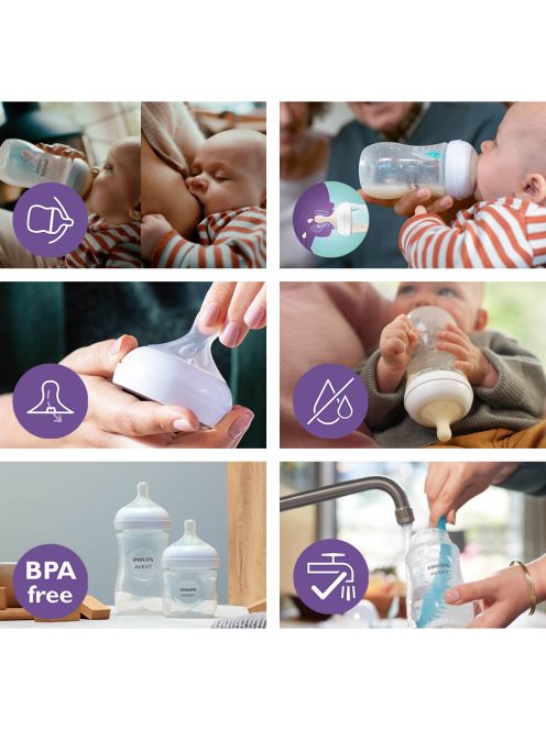 Philips AVENT újszülött szett Natural Response AirFree szeleppel