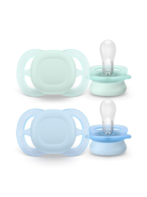 Philips AVENT játszócumi Ultra Start neutral 0-2hó fiús 2db