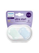 Philips AVENT játszócumi Ultra Start neutral 0-2hó fiús 2db