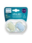 Philips AVENT játszócumi Ultra Air neutral 0-6hó fiús kék 2db