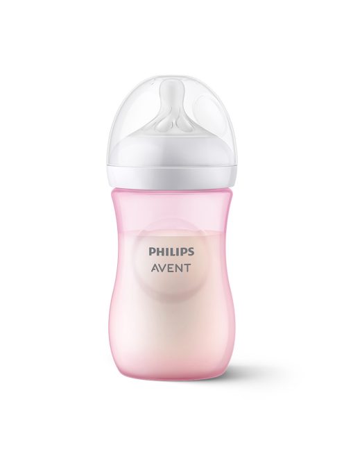 Philips AVENT cumisüveg Natural Response 260ml rózsaszín