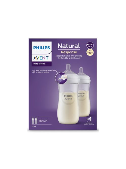 Philips AVENT cumisüveg Natural Response 330ml 2db-os