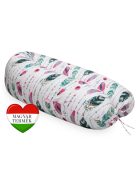 Scamp szoptatós párna univerzális pamut Feather Pink Green SZPE248