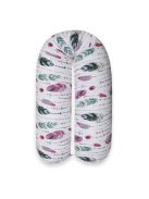 Scamp szoptatós párna univerzális pamut Feather Pink Green SZPE248