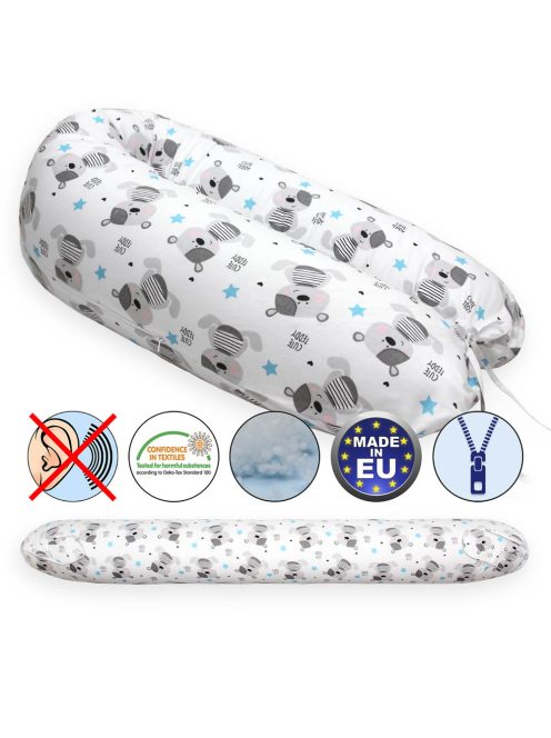 Scamp szoptatós párna univerzális pamut Blue Star Bear SZPE253