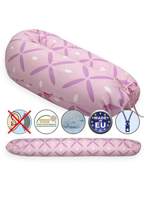 Scamp szoptatós párna univerzális pamut Pink Purple SZPE256