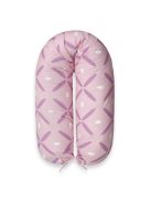 Scamp szoptatós párna univerzális pamut Pink Purple SZPE256